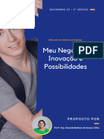 Projeto Meu Negócio - Inovação e Possibilidades - Projeto