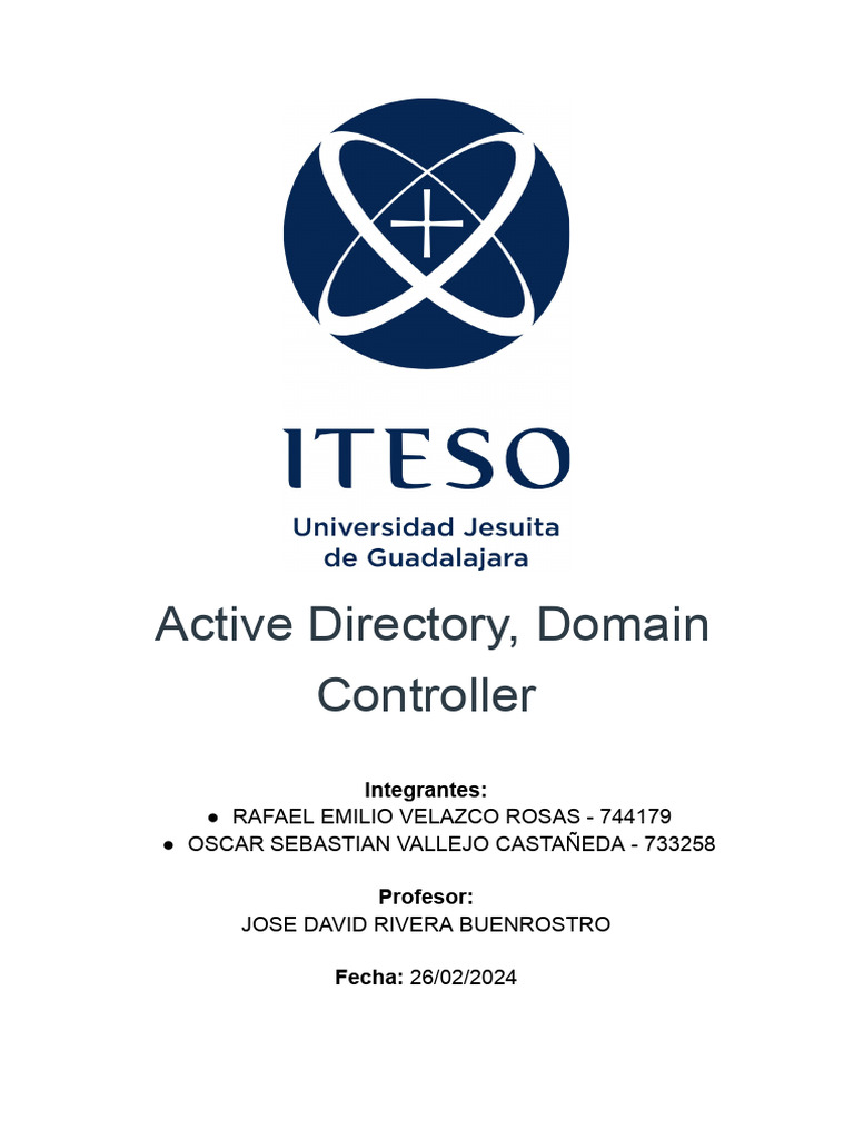Instalación de Active Directory Domain Controller | PDF | Directorio ...
