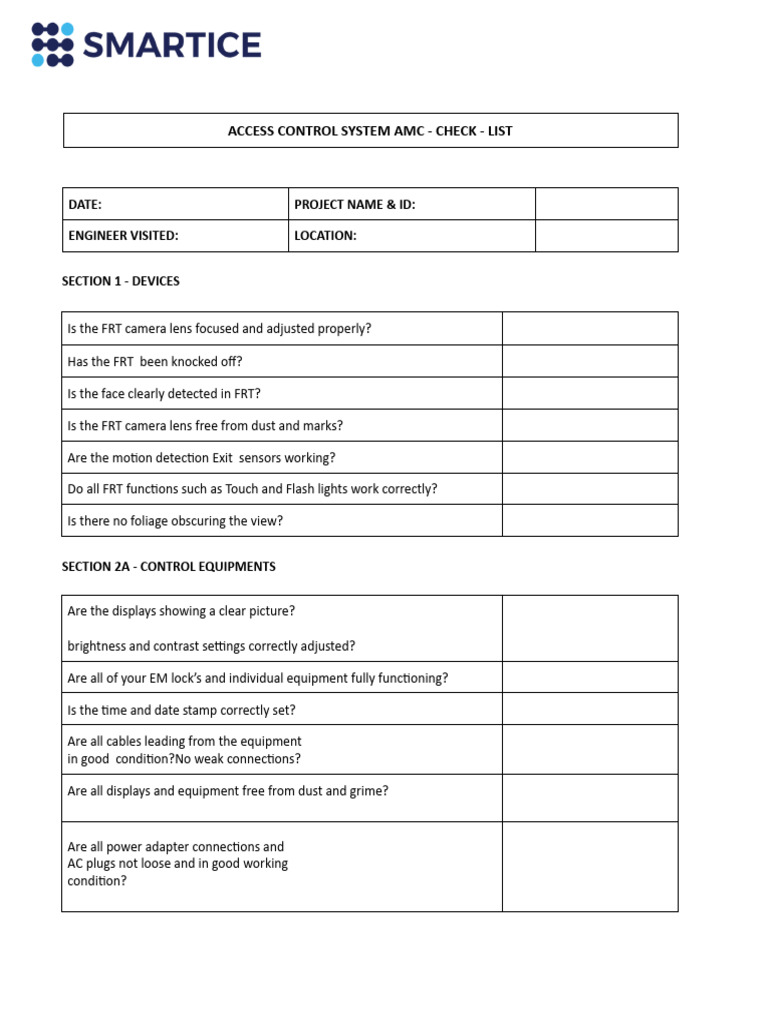 Acs amc checklist pdf computers technology engineering