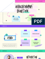 Pink Green Blue Stakeholder Mapping Brainstorm Scribbles Doodles Whiteboard Presentation