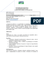 Plano de Ensino 6Â Feira Tarde 2022 1