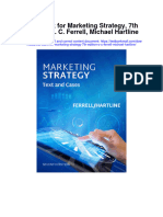 Test Bank For Marketing Strategy 7Th Edition O C Ferrell Michael Hartline Full Chapter PDF