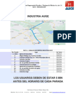 RUTA INDUSTRIA AUGE