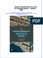 Dwnload full Pearson Edexcel International A Level Economics Student Book 2 Pdf pdf