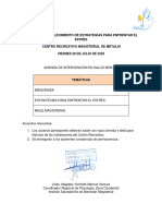 Abordaje Fortalecimiento de Estrategías para Enfrentar El Estrés