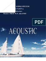 Assignment on Acoustic