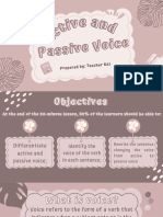 ACTIVE AND PASSIVE VOICE PPT