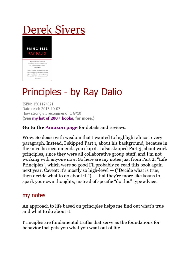 Ray dalio principles pdf thought goal