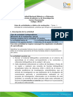 Guía de actividades y rúbrica de evaluación - Unidad 1- Tarea 1 - Actividad de contextualización, prácticas que influyen en la poscosecha (1)