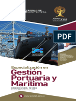 Especializacion en Gestion Portuaria y Maritima 2018-I Baja 0