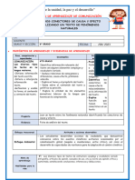 Ses-Mierc-Comun-Usamos Conectores de Causa y Efecto Analizando Un Texto de Fenómenos Naturales - 978387435 Único Contacto Miss Jezabel Camargo