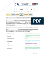 EXAMEN CIENCIAS 2do TRIMESTRE