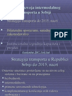 Pravci Razvoja Intermodalnog Transport A u Srbiji