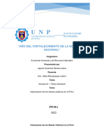 Valorización de Los Bienes Públicos en El Perú