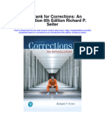 Full download Test Bank For Corrections An Introduction 6Th Edition Richard P Seiter pdf