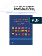 Full Download Test Bank For Data Structures and Abstractions With Java 5Th Edition Frank M Carrano Timothy M Henry PDF