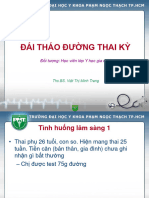 Đái Tháo Đường Thai Kỳ: Đối tượng: Học viên lớp Y học gia đình