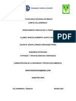 Cuadro Comparativo- Espacios Confinados