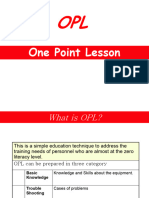One Point Lesson