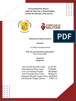 Plan de Comunicación Inrerna- Club Circulo Militar - GT02- Grupo01