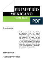 3  Primer imperio Mexicano