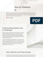 Introduction To Diabetes Prediction