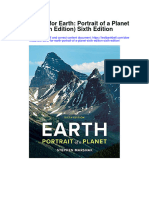 Full Download Test Bank For Earth Portrait of A Planet Sixth Edition Sixth Edition PDF