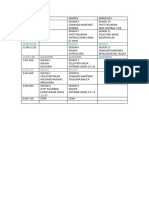 Horario Pep Jonas