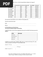 Databaseworksheet