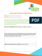 Interview Practice Questions