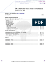 Automatic Transmission_Transaxle - Ranger 2011 2019-2