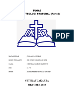 Resume Pembelajaran Theologi Pastoral (Pert 4) By Christian Mawuntu - Copy