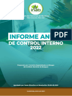 Informe Institucional SINACIG 2022 INAB
