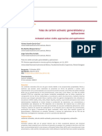 Telas de Carbón Activado - Generalidades y Aplicaciones