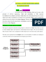 Unit-2 (Part-A) Notes of OOP (KOE-064) Subject by Updesh Jaiswal Given To Students at AKGEC