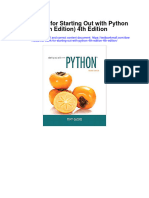 Download Test Bank For Starting Out With Python 4Th Edition 4Th Edition full chapter pdf