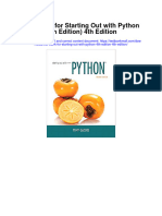 Test Bank For Starting Out With Python 4Th Edition 4Th Edition Full Chapter PDF