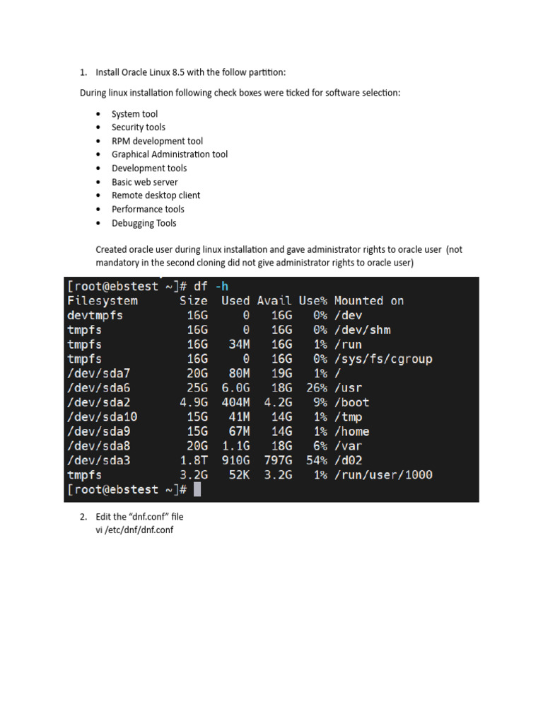 Oracle Linux 8.5 Installation Guide | PDF | Computing | Software