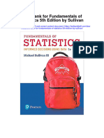 Full Download Test Bank For Fundamentals of Statistics 5Th Edition by Sullivan PDF