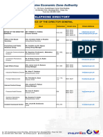 PEZA Directory (as of April 2024)