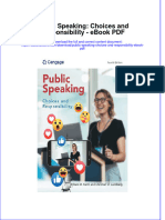 Dwnload full Public Speaking Choices And Responsibility Pdf pdf