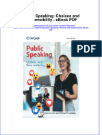 Dwnload Full Public Speaking Choices and Responsibility PDF