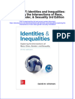 Dwnload Full Identities and Inequalities Exploring The Intersections of Race Class Gender Sexuality 3Rd Edition PDF