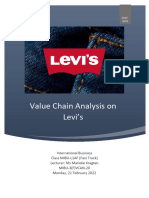 Value Chain Analysis Levi's  Report 