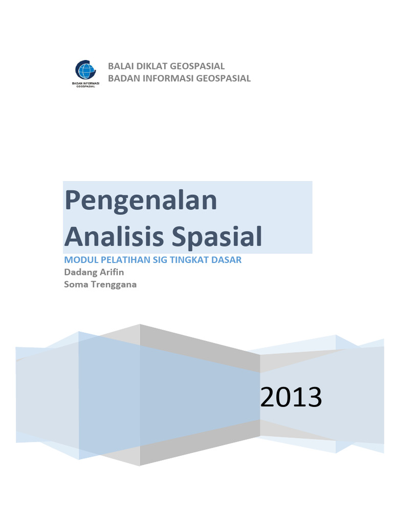 Modul Pengantar Analisis Spasial Pdf