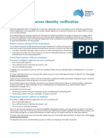 Ahpra - Fact Sheet - Presenting in Person Identity Verification