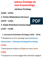 1a - Od Boleslawa Smialego Do Boleslawa K - Historia