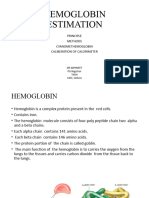 Hemoglobin Estimation