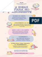 Infografía Ideas para Niños para No Aburrirse Ilustración Rosa Celeste