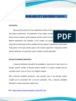 Engineering Data Analysis Chapter 3 - Discrete Probability Distribution